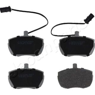 Stabdžių trinkelių rinkinys, diskinis stabdys JAPANPARTS PA-00106AF