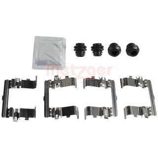 Priedų komplektas, diskinių stabdžių trinkelės METZGER 109-0178