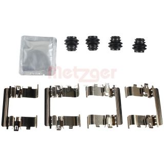 Priedų komplektas, diskinių stabdžių trinkelės METZGER 109-0185