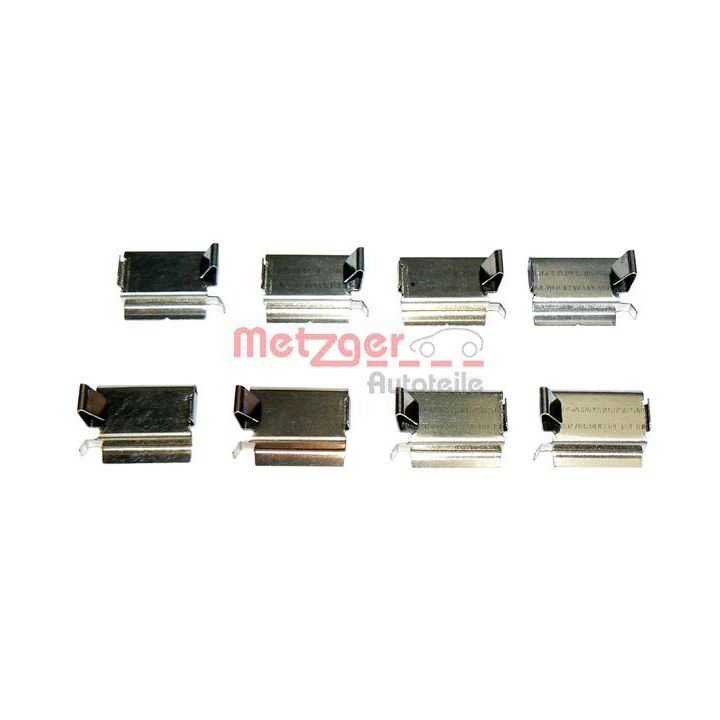 Priedų komplektas, diskinių stabdžių trinkelės METZGER 109-1820