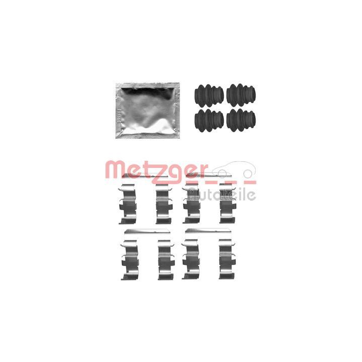 Priedų komplektas, diskinių stabdžių trinkelės METZGER 109-1831