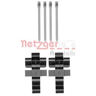 Priedų komplektas, diskinių stabdžių trinkelės METZGER 109-1852