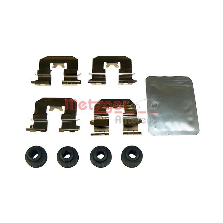 Priedų komplektas, diskinių stabdžių trinkelės METZGER 109-1856