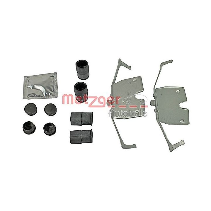 Priedų komplektas, diskinių stabdžių trinkelės METZGER 109-1879