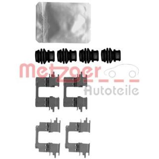Priedų komplektas, diskinių stabdžių trinkelės METZGER 109-1896
