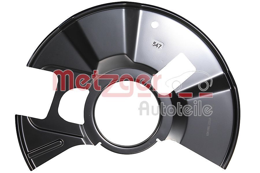 Apsauginis skydas, stabdžių diskas METZGER 6115577