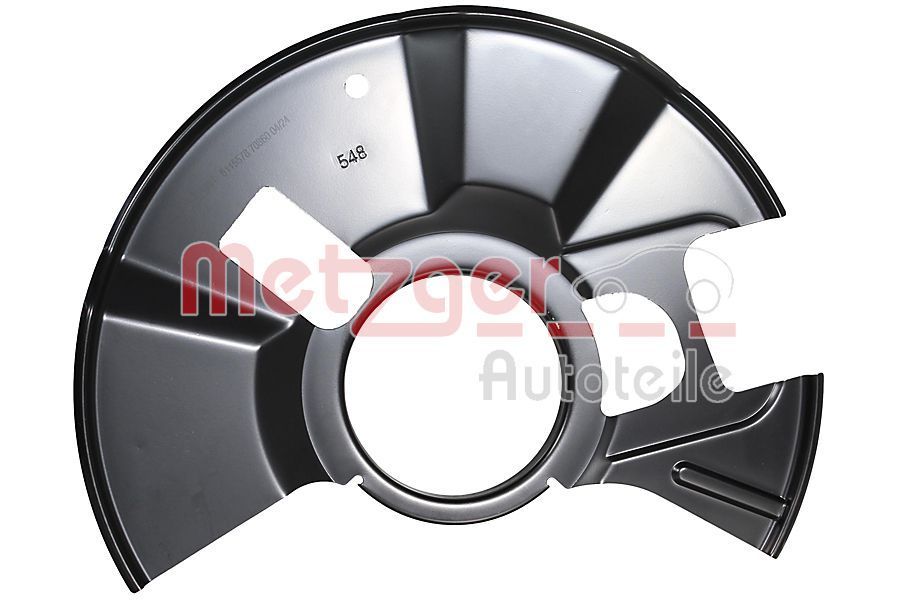 Apsauginis skydas, stabdžių diskas METZGER 6115578