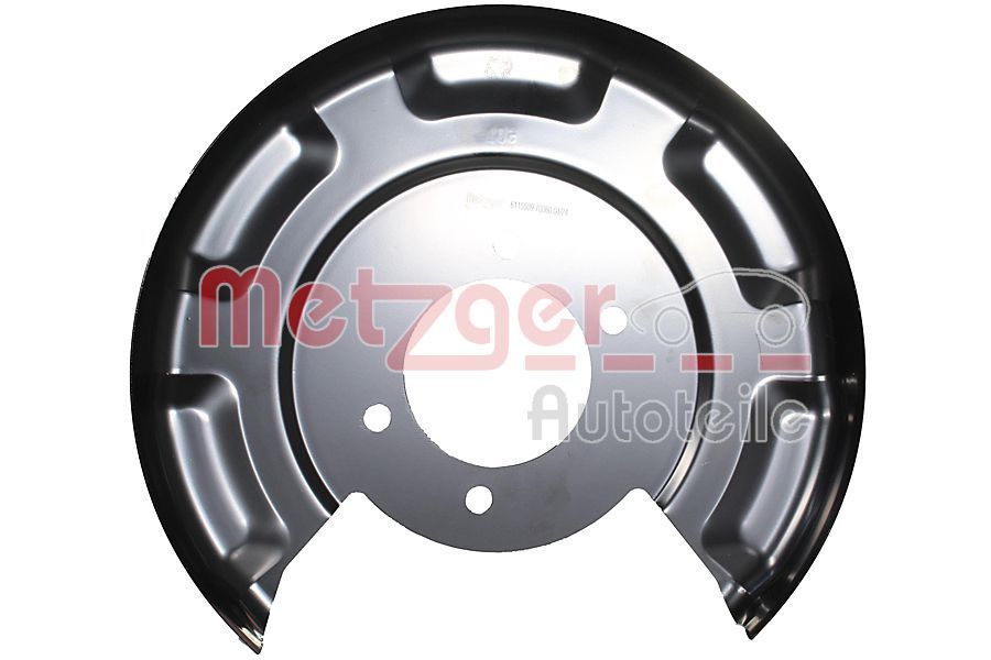 Apsauginis skydas, stabdžių diskas METZGER 6115589