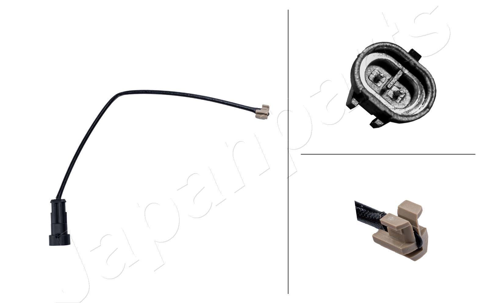 įspėjimo kontaktas, stabdžių trinkelių susidėvėjimas JAPANPARTS BPW-288