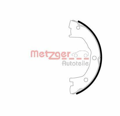 Stabdžių trinkelių komplektas, stovėjimo stabdis METZGER MG 965