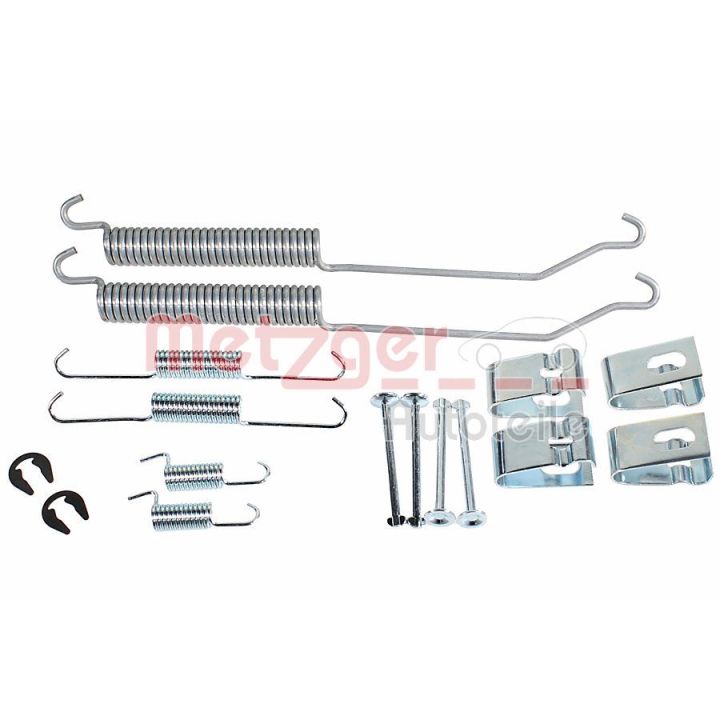 Priedų komplektas, stabdžių trinkelės METZGER 105-0036