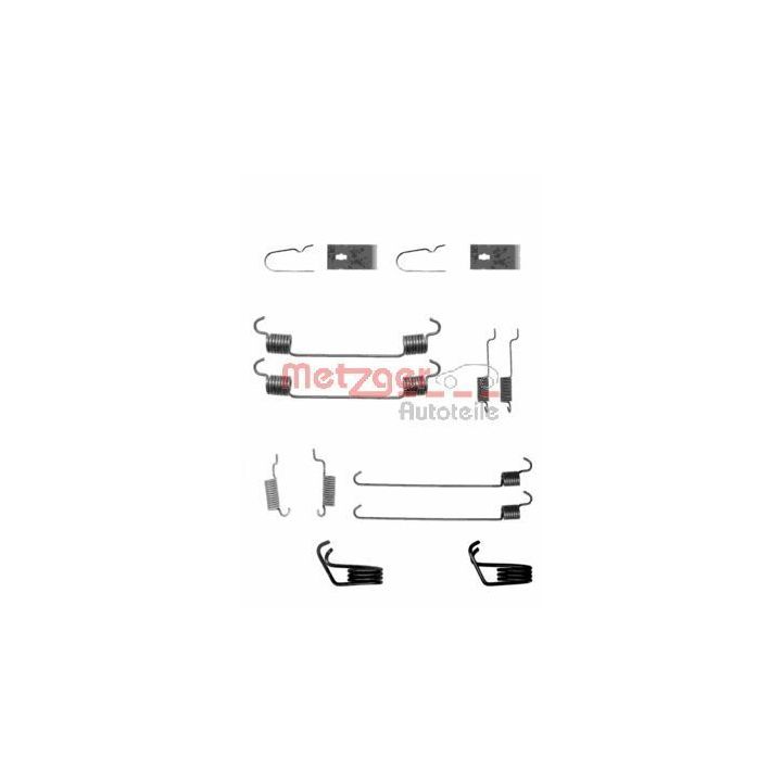Priedų komplektas, stabdžių trinkelės METZGER 105-0799
