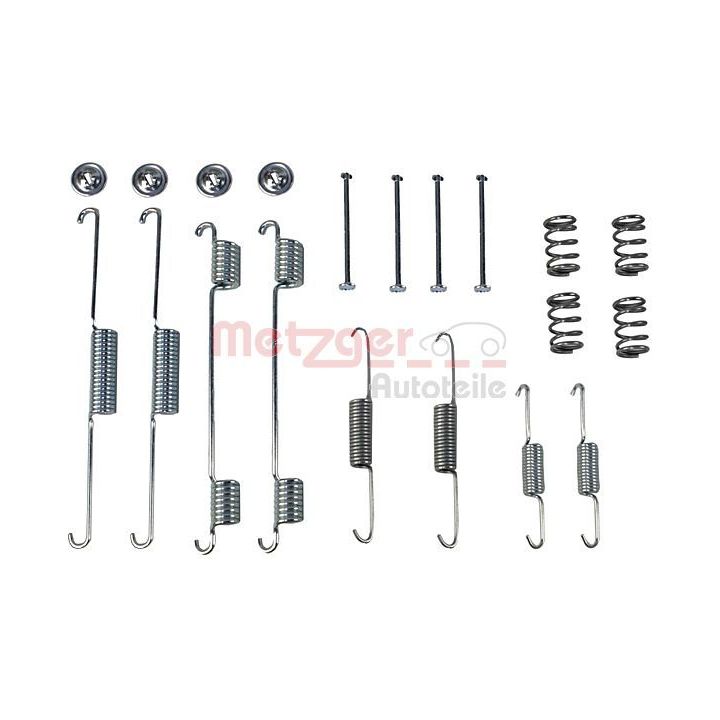 Priedų komplektas, stabdžių trinkelės METZGER 105-0817
