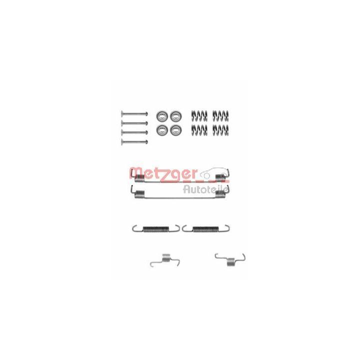 Priedų komplektas, stabdžių trinkelės METZGER 105-0819