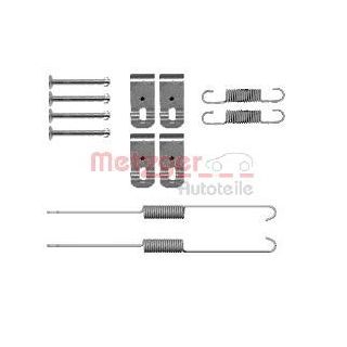 Priedų komplektas, stabdžių trinkelės METZGER 105-0888