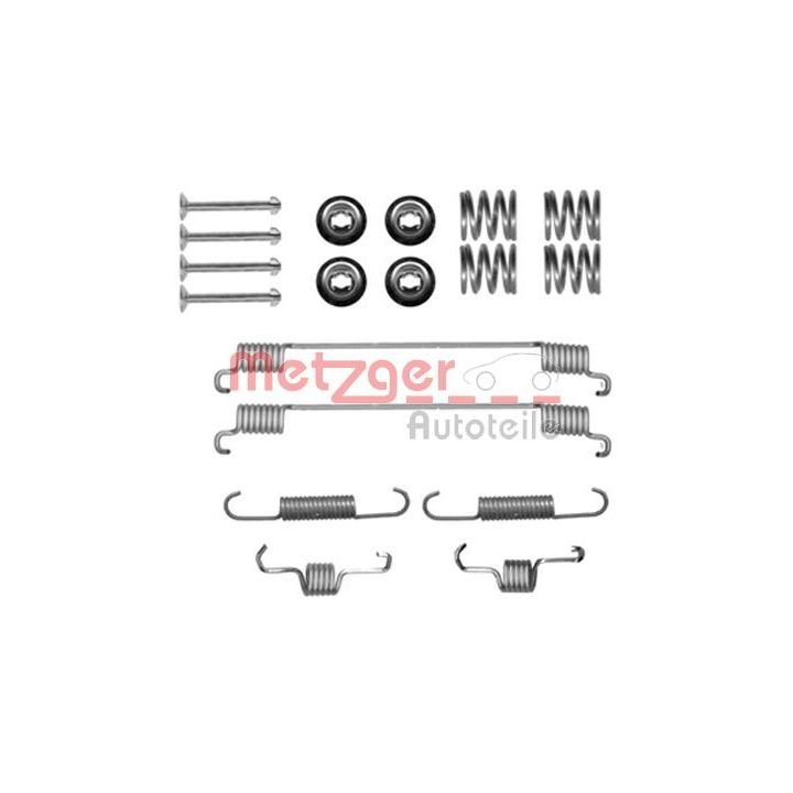 Priedų komplektas, stabdžių trinkelės METZGER 105-0889