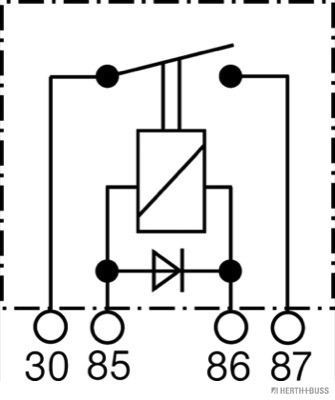 Daugiafunkcė relė HERTH+BUSS ELPARTS 75613191