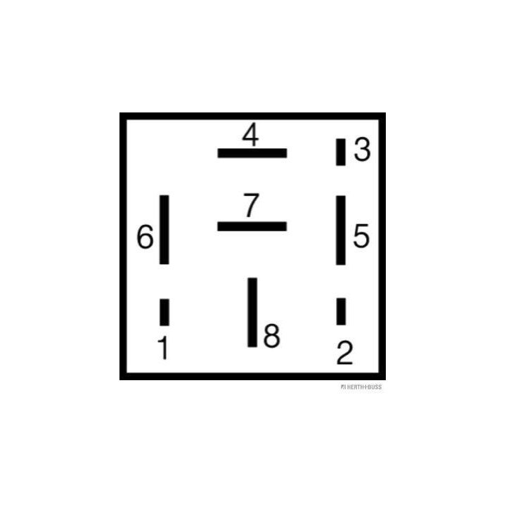 Relė, oro kondicionierius HERTH+BUSS ELPARTS 75898207