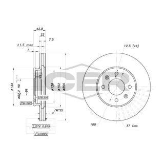 Stabdžių diskas ICER 78BD5206-2