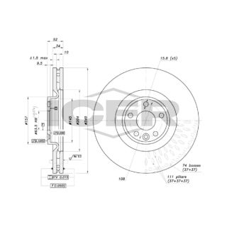 Stabdžių diskas ICER 78BD6773-1