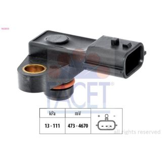 Oro slėgio jutiklis, aukščio adaptacija FACET 10.3313