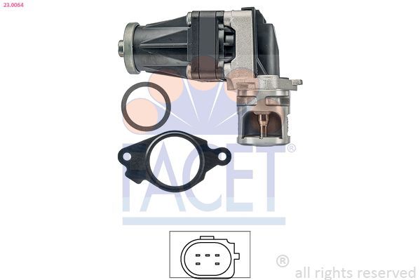 ERG vožtuvas FACET 23.0064