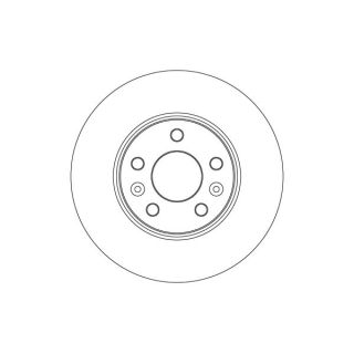 Stabdžių diskas TRW DF4615