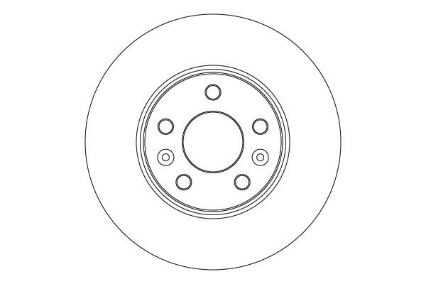 Stabdžių diskas TRW DF4615