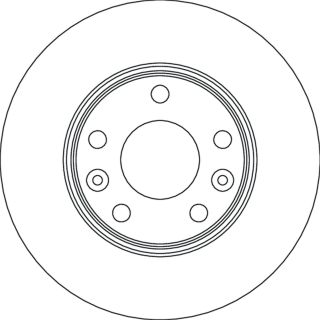 Stabdžių diskas TRW DF4637