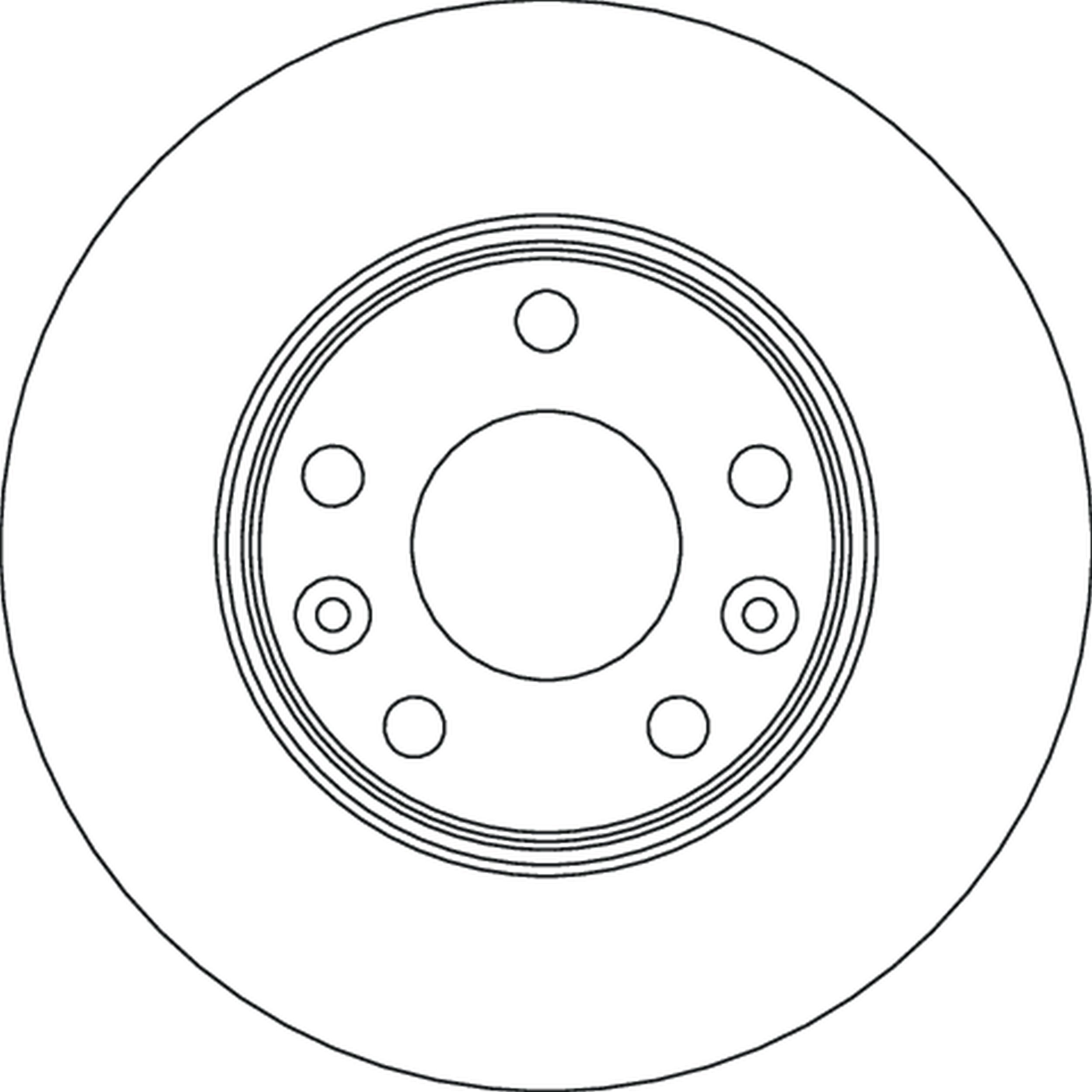 Stabdžių diskas TRW DF4637