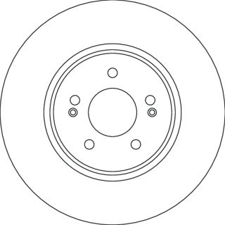 Stabdžių diskas TRW DF6829S
