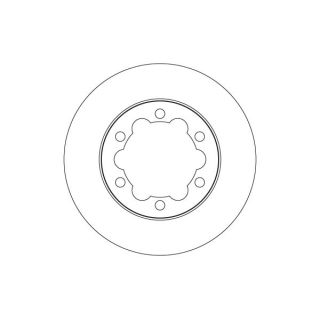 Stabdžių diskas TRW DF6973S