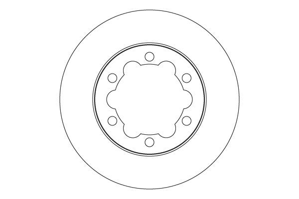 Stabdžių diskas TRW DF6973S