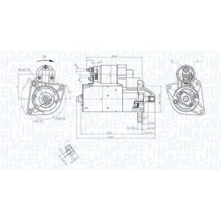 Starteris MAGNETI MARELLI 063721447010