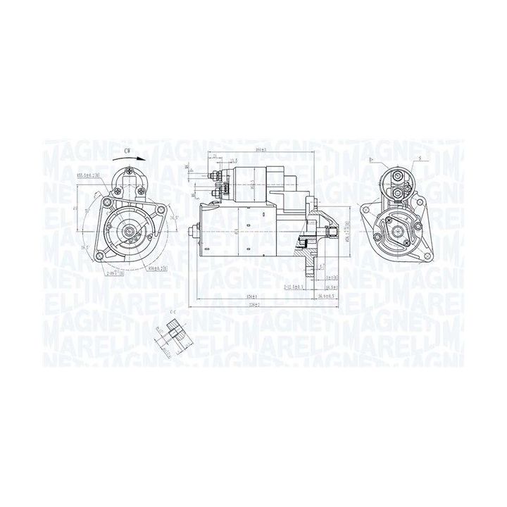 Starteris MAGNETI MARELLI 063721447010