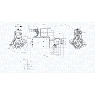 Starteris MAGNETI MARELLI 063721535010