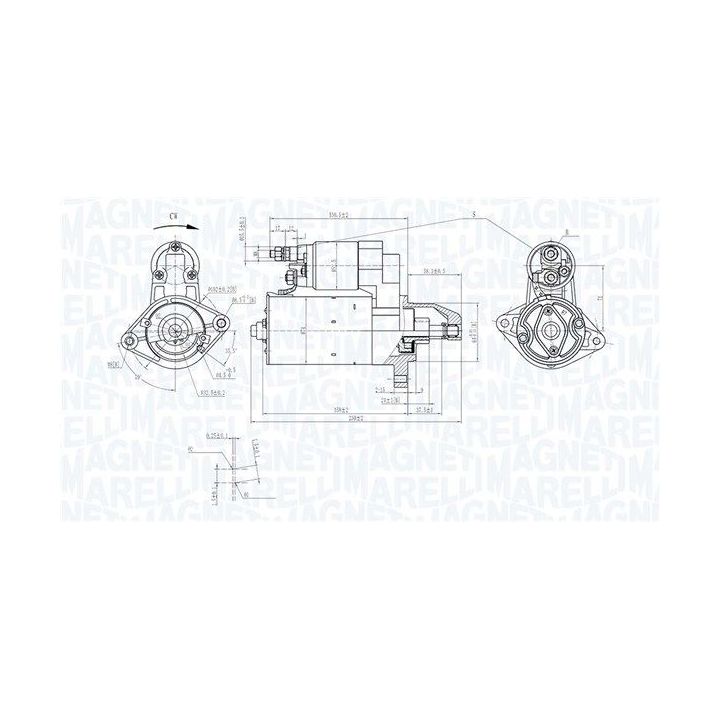 Starteris MAGNETI MARELLI 063721535010