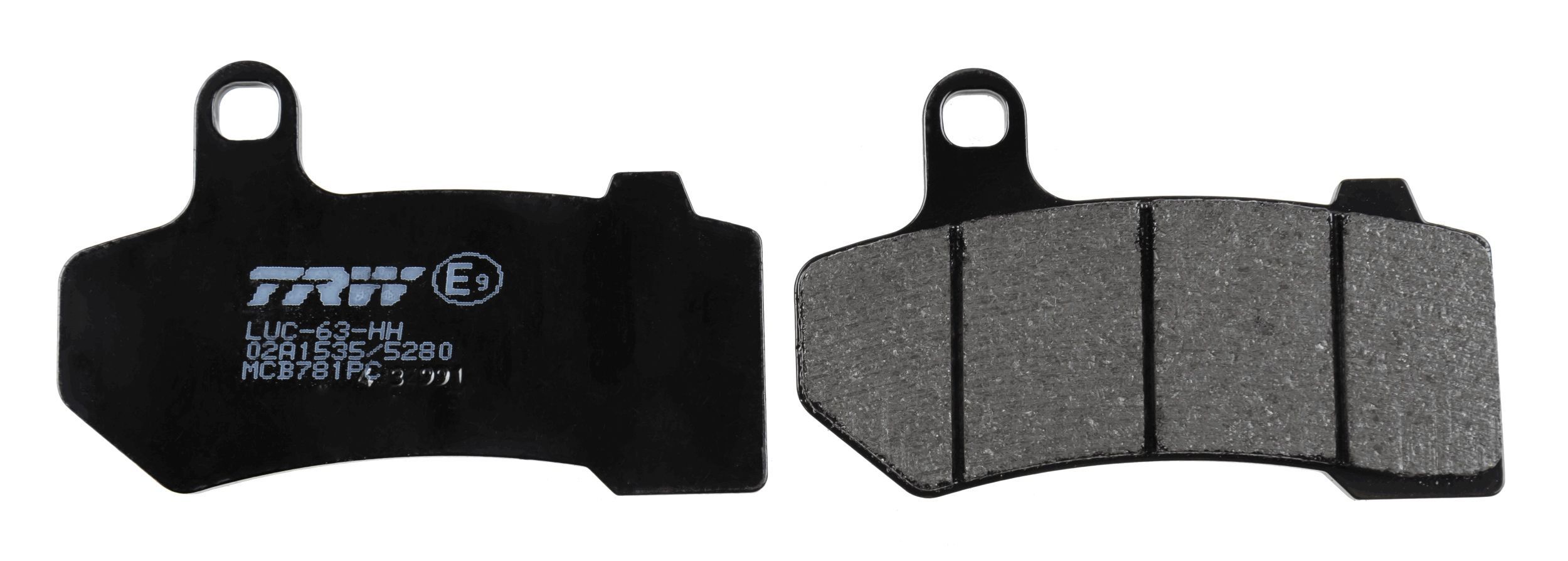 Stabdžių trinkelių rinkinys, diskinis stabdys TRW MCB781PC