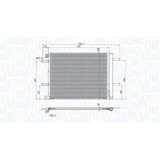 Kondensatorius, oro kondicionierius MAGNETI MARELLI 350203106200