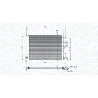 Kondensatorius, oro kondicionierius MAGNETI MARELLI 350203106700