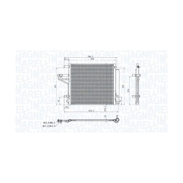 Kondensatorius, oro kondicionierius MAGNETI MARELLI 350203107300