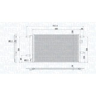 Kondensatorius, oro kondicionierius MAGNETI MARELLI 350203107500