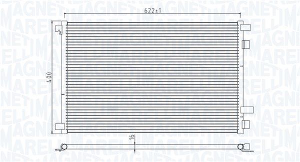 Kondensatorius, oro kondicionierius MAGNETI MARELLI 350203932000