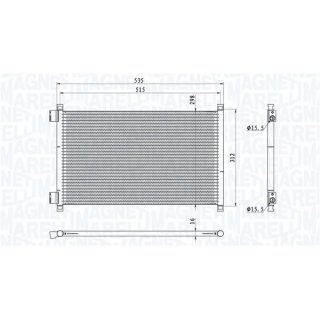 Kondensatorius, oro kondicionierius MAGNETI MARELLI 350203944000