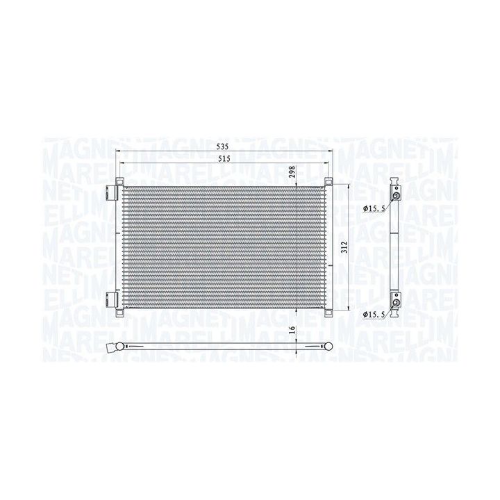 Kondensatorius, oro kondicionierius MAGNETI MARELLI 350203944000