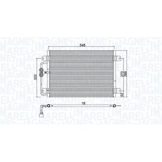 Kondensatorius, oro kondicionierius MAGNETI MARELLI 350203949000