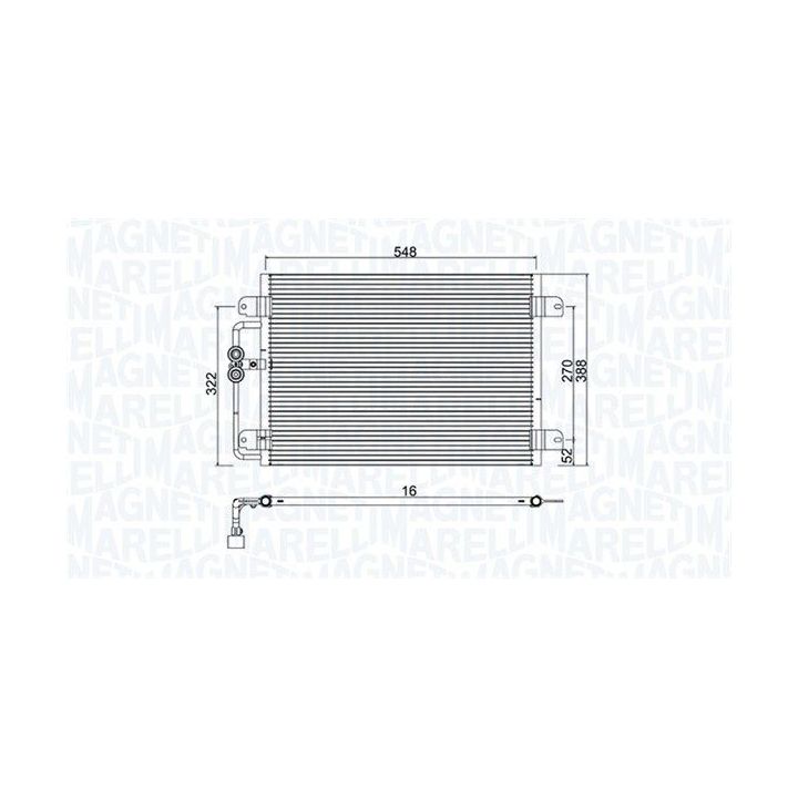 Kondensatorius, oro kondicionierius MAGNETI MARELLI 350203949000