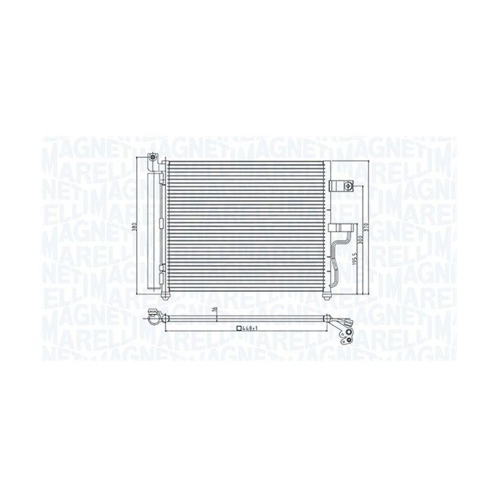 Kondensatorius, oro kondicionierius MAGNETI MARELLI 350203954000