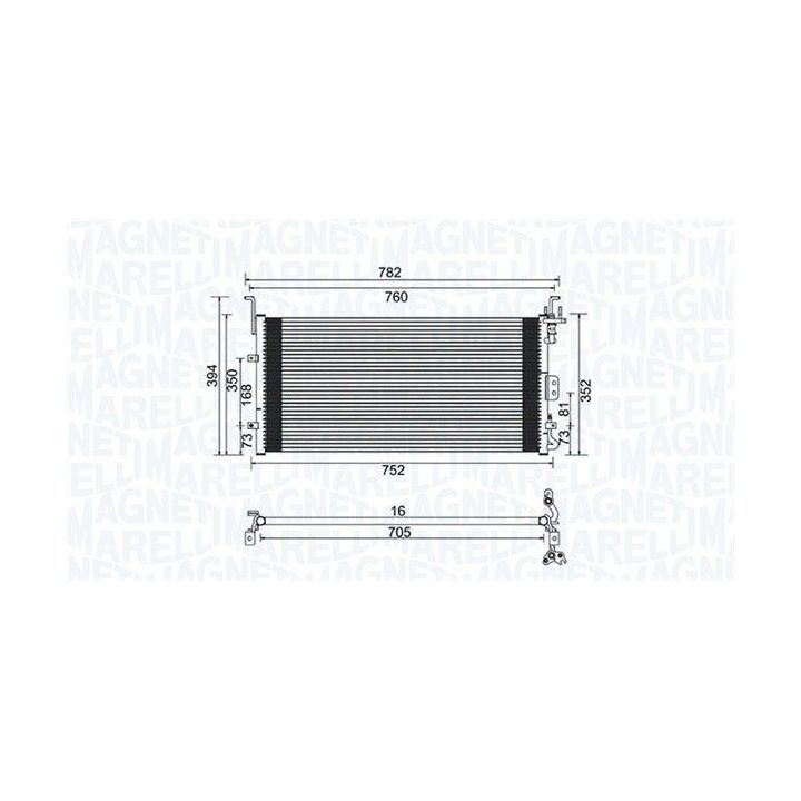 Kondensatorius, oro kondicionierius MAGNETI MARELLI 350203959000