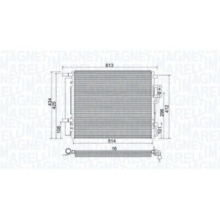 Kondensatorius, oro kondicionierius MAGNETI MARELLI 350203977000